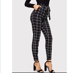 Paperbag High Waisted Belted Square Pants✨NWT✨